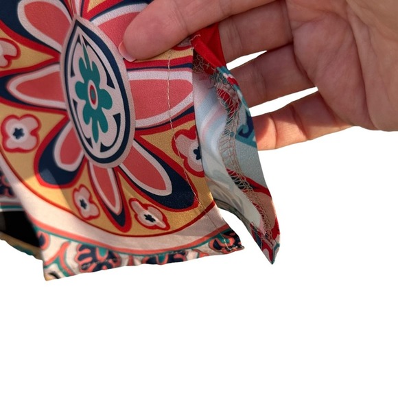 MISLOOK -  colorful boho style tunic top. Size S, retro looking - Picture 4 of 10